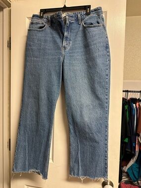 Abercrombie & Fitch Light Blue Straight Leg Women's Jeans